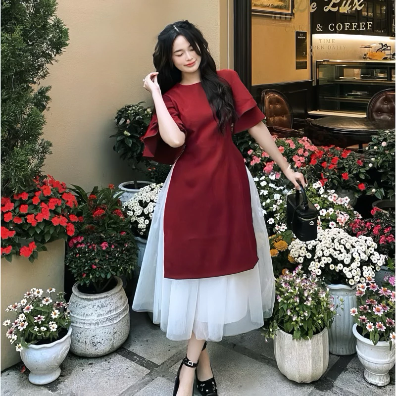 Áo dài Cách Tân Nhung