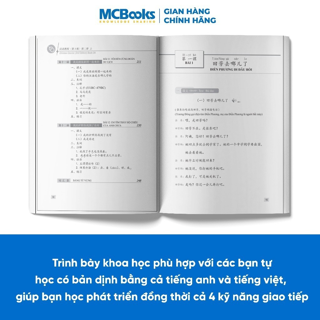 Sách - Combo Giáo Trình Hán Ngữ Tập 2 (quyển 3 + quyển 4) - Phiên Bản 3 - 2023