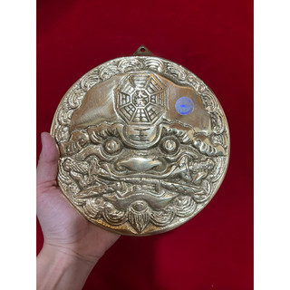 Mặt Hổ Phù Bằng Đồng Nguyên Chất dày nặng đẹp    vật phẩm phong thuỷ