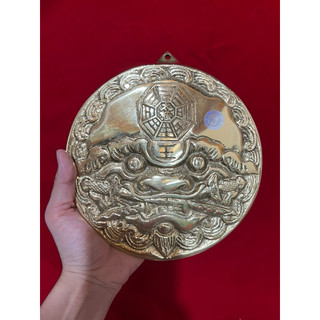 Mặt Hổ Phù Bằng Đồng Nguyên Chất dày nặng đẹp    vật phẩm phong thuỷ