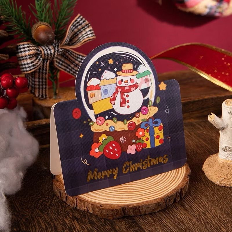 Thiệp Noel/snhật,shop chỉ đi đơn khách mua kèm với bánh ạ(có nhận viết hộ lun nè)