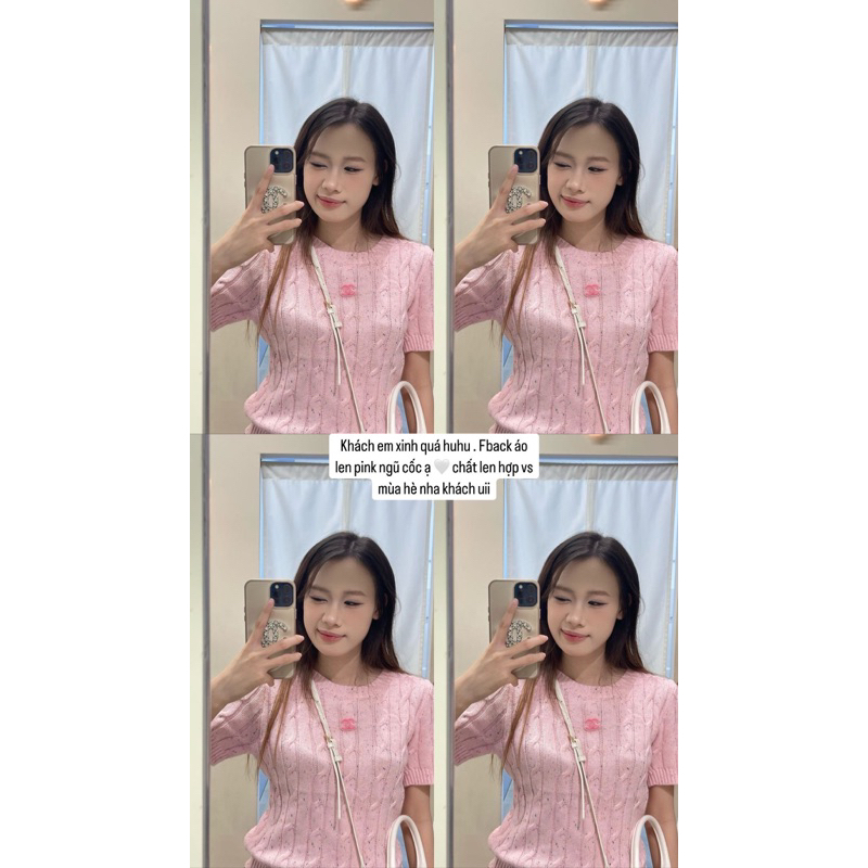 THUYDUONGZOO - ÁO LEN X NGŨ CỐC MÀU BABY ( ẢNH SHOP CHỤP )