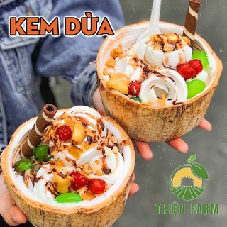 Cây Dừa Xiêm Xanh Lùn Bến Tre siêu trái của THIỆN FARM vị ngọt thanh mát, mau cho trái, cây cao khỏe