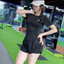 Bộ tập gym yoga aerobic nữ đồ chạy bộ quần 2 lớp chống lộ set tập chạy set tập pickleball đẹp co giãn