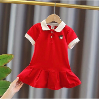 Váy Polo đuôi cá cho bé gái chất thun 4 chiều mềm mịn (9-35kg)