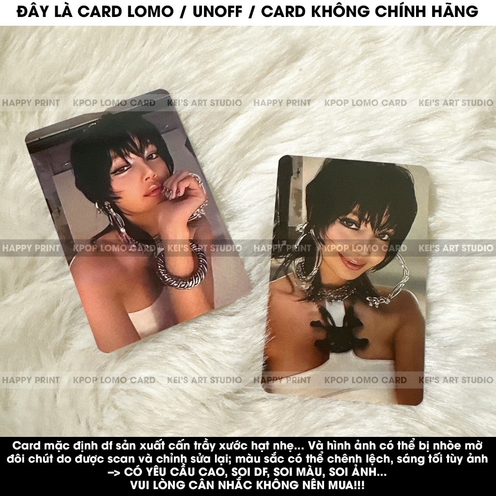 [CARD LOMO MUA 3 TẶNG 1] LISA ROCKSTAR thẻ ảnh photocard Lisa, Lía, Blạckpink, LLoud, Album