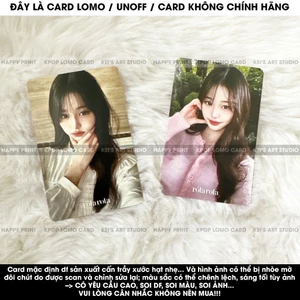 Bộ thẻ ảnh photocard, card Wonyoung RolaRola Happa Kristin, card WY, card wonyoung