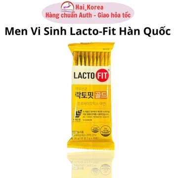 Túi 10 gói MEN VI SINH LACTO-FIT GOLD - Men Tiêu Hóa Hàng Đầu Hàn Quốc