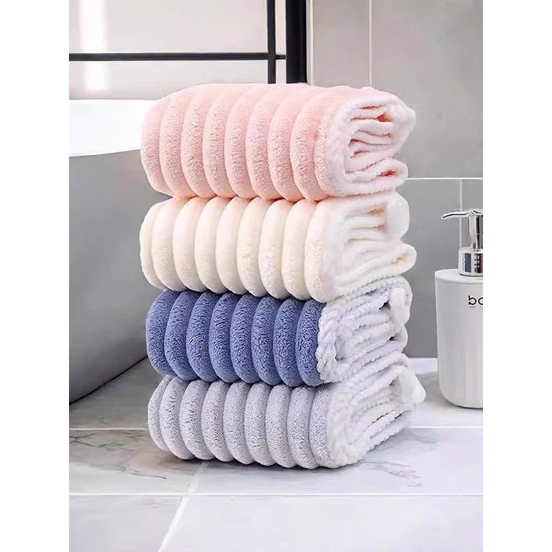 Khăn Quấn Ủ Tóc,Khăn Trùm Đầu Lau Khô Siêu Tốc - Mũ Quấn Tóc Siêu Thấm Hút Nhanh Khô