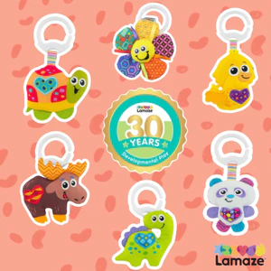 Treo Nôi Cũi, Xe Đẩy Lamaze Littles Animals Kích Thích Phát Triển Đa Giác Quan Và Vận Động Cho Bé