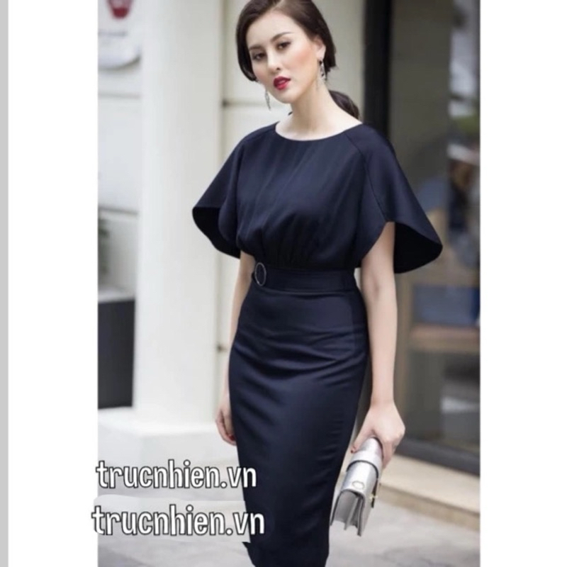 Đầm Công Sở Tay Cánh Tiên Cao cấp kèm ảnh thật