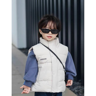 Áo Gile phao cổ cao cho bé trai, gái(8-22kg)