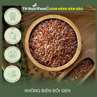 [1kg] Hạt lanh nâu - TH Nutrifood - Nhập khẩu Canada chính hãng, hỗ trợ ngăn ngừa ung thư vú và tiểu đường