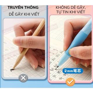 Bút chì cá heo tập viết, bút chì bấm 2B