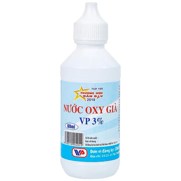 Nước oxy già VP 3% Vĩnh Phúc sát khuẩn vết thương (60ml)