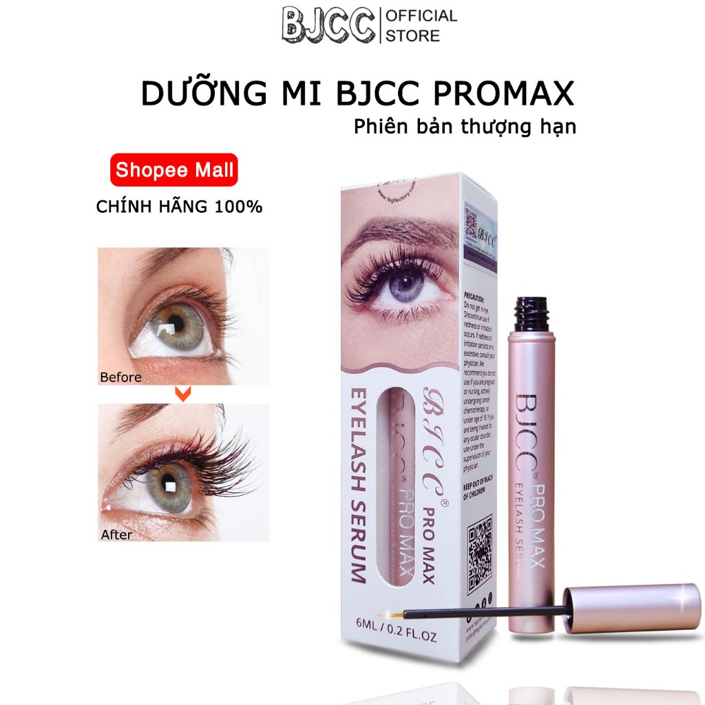Dưỡng mi BJCC Pro Max phiên bản nâng cấp mới, dưỡng là dài mi - X2 dung tích 6ml
