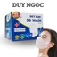 Khẩu trang 5D Duy Ngọc khẩu trang y tế 3 lớp kháng khuẩn chống tia UV 1 túi 10 chiếc ( xám trắng đen )