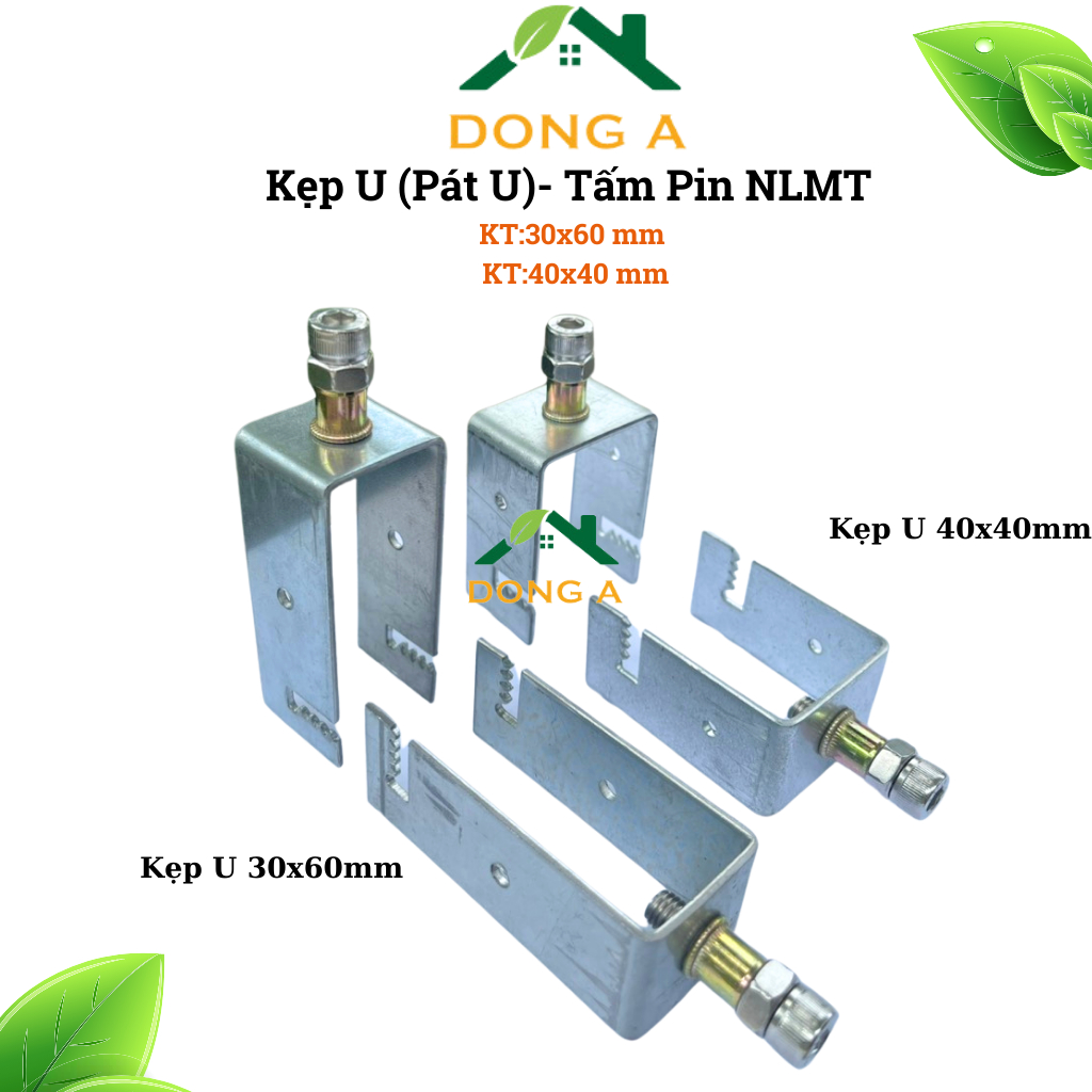 Kẹp U30x60, U40x40, U40x80 Lắp Pin Năng Lượng Mặt Trời | Pát U 30x60mm ...