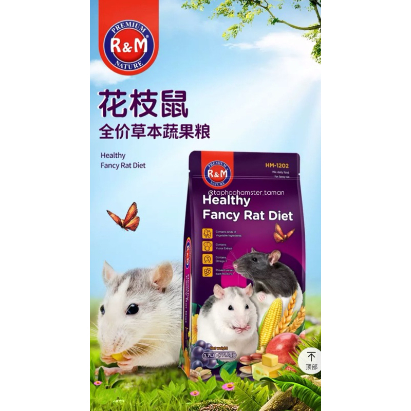 [R&M RAT] Thức Ăn Cho Rat, Mice, Dumbo, Nhím | Shopee Việt Nam