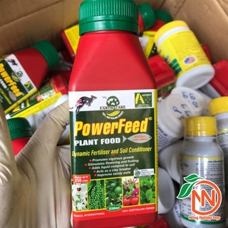 Powerfeed 250ml Của Úc - Phân Hữu Cơ Không Mùi - Chiết suất Từ Cá Hồi - Mập Thân - Dày Cánh - To Hoa