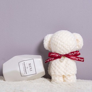 Khăn Mặt Gấp Hình Gấu Teddy Mini Dễ Thương, Khăn Lông Cừu Làm Quà Cưới, Quà Tặng 20/10. 20/11, Sinh Nhật, Người Yêu