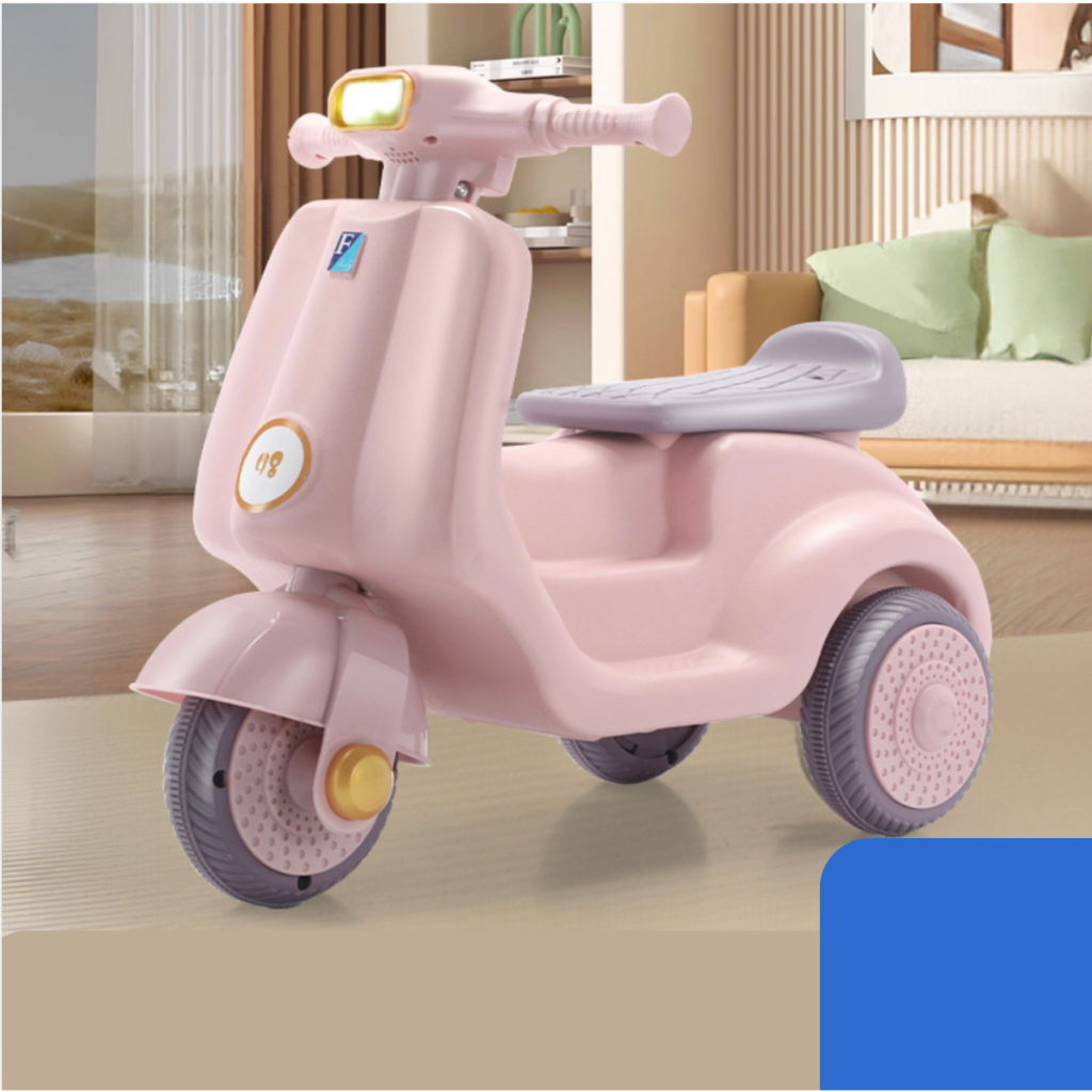 Xe chòi chân Vepa 98 cho bé xe bơi chân thăng bằng có đèn nhạc cho bé từ 1-4 tuổi tải trọng 60kg .
