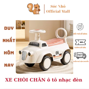 Xe chòi chân ô tô XEHOI 2212 cho bé 1 2 3 tuổi có nhạc đèn hàng cao cấp mẫu mới