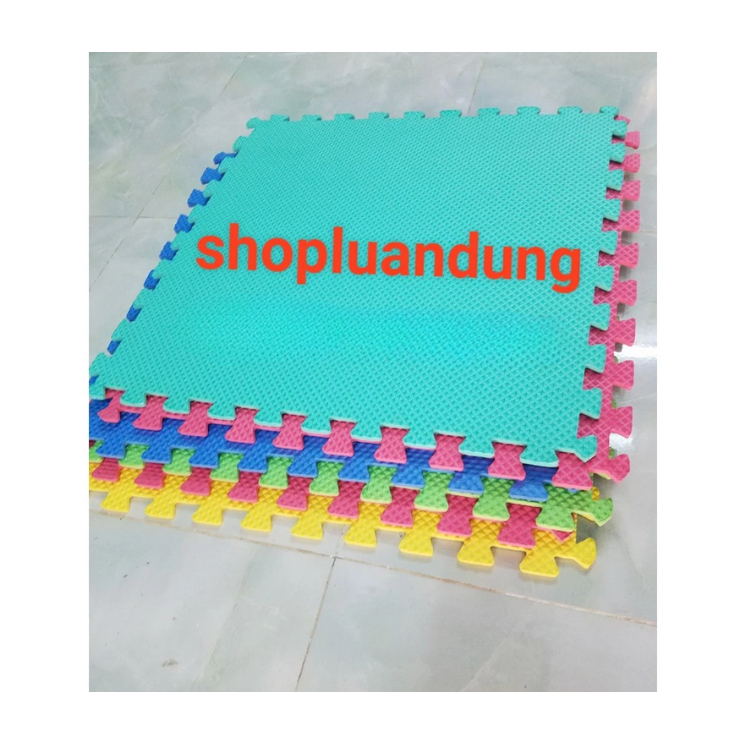 Thảm xốp ghép lót nền, trải sàn nhiều màu (bộ 6 miếng 60x60cm)