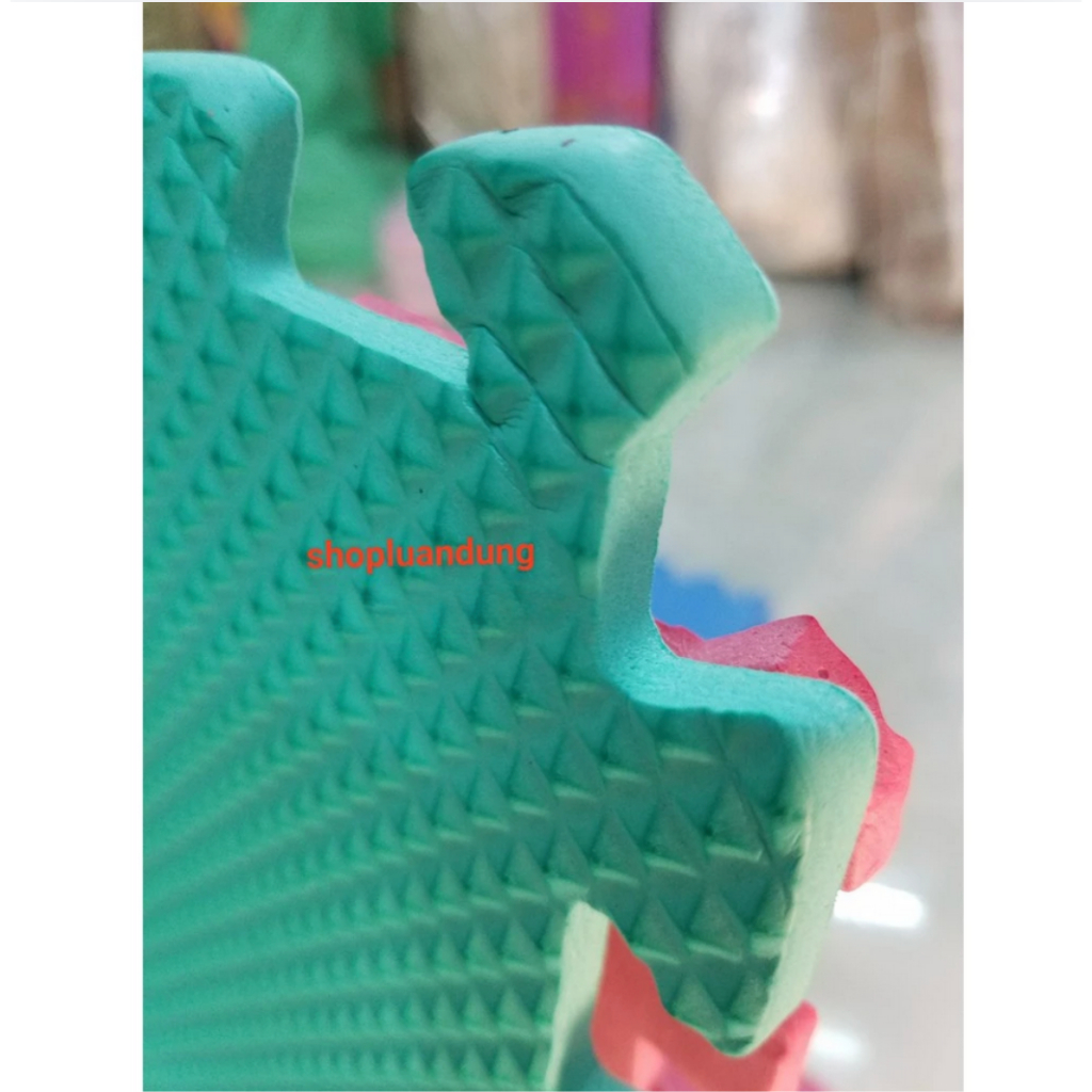 Thảm xốp ghép lót nền, trải sàn nhiều màu (bộ 6 miếng 60x60cm)