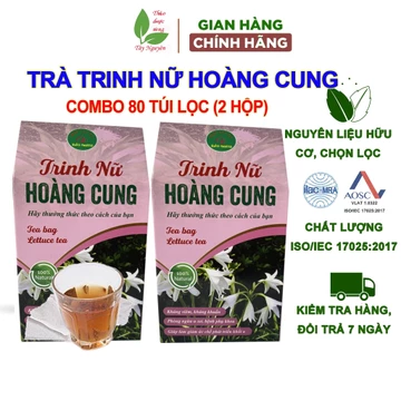 80 gói trà trinh nữ hoàng cung xạ đen Bảo Khang, trà túi lọc trinh nữ hoàng cung + tam thất + xạ đen