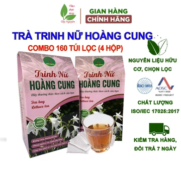 160 gói trà túi lọc trinh nữ hoàng cung Bảo Khang, trà trinh nữ hoàng cung+tam thất+xạ đen+ích mẫu