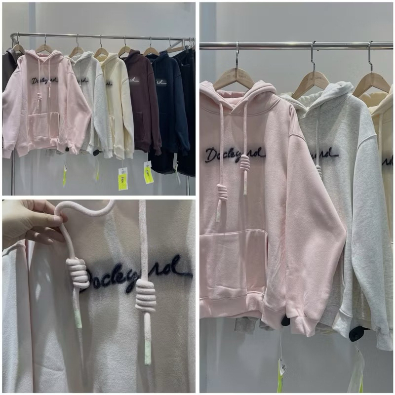 Áo hoodie nỉ lót lông siêu dày hàng QC l1