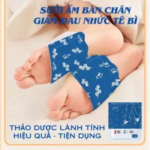 10 miếng sưởi ấm chân tay, giảm đau nhức và tê bì... 10 miếng sưởi nhiệt thảo dược giảm đau, tăng lưu thông máu