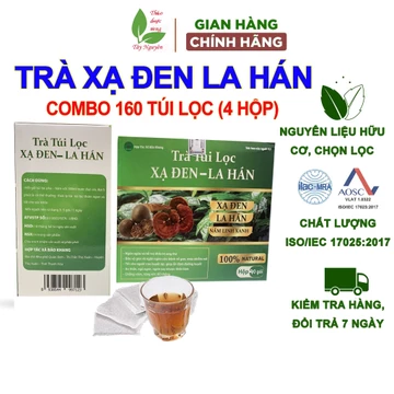 160 gói trà xạ đen la hán Bảo Khang, trà túi lọc xạ đen, la hán quả, đậu đen, trà thảo mộc