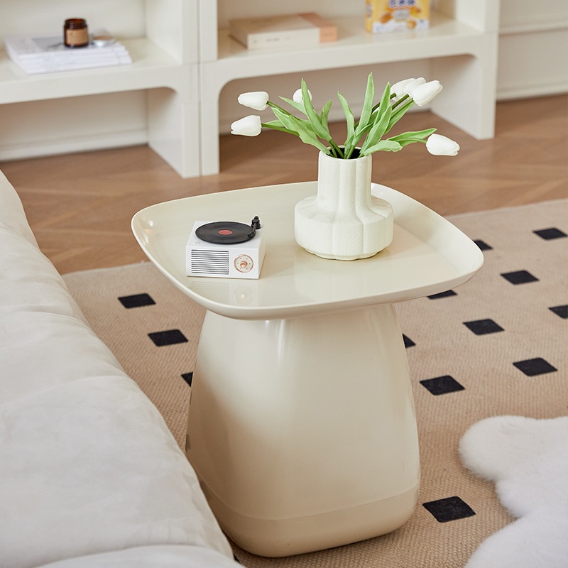 Bàn trà nhựa PP hình nấm Bắc Âu Nhu Y Decor bàn cafe nhỏ đơn giản hiện đại, bàn trà đơn giản