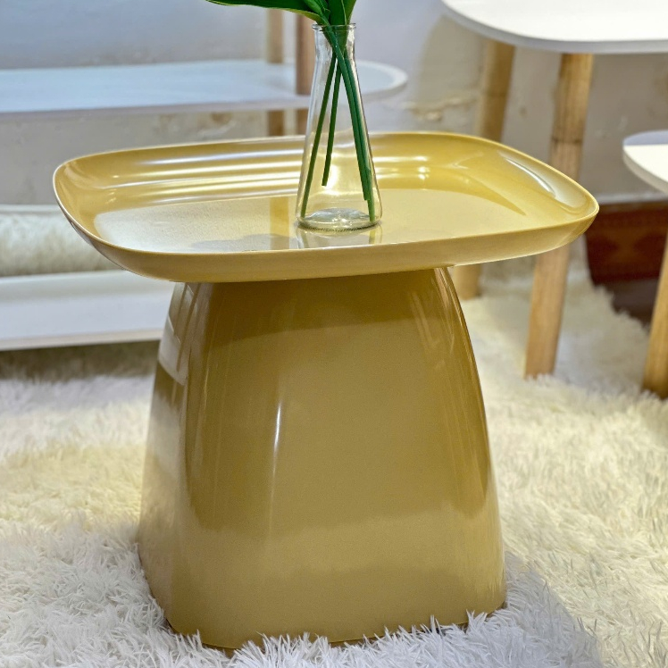 Bàn trà nhựa PP hình nấm Bắc Âu Nhu Y Decor bàn cafe nhỏ đơn giản hiện đại, bàn trà đơn giản