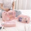 SET 3 TÚI WASHBAG, Set 3 Túi Đựng Mỹ Phẩm Du Lịch Wahsbag Trong Suốt Tiện Ích - MA:680TUIDUNGMYPHAM