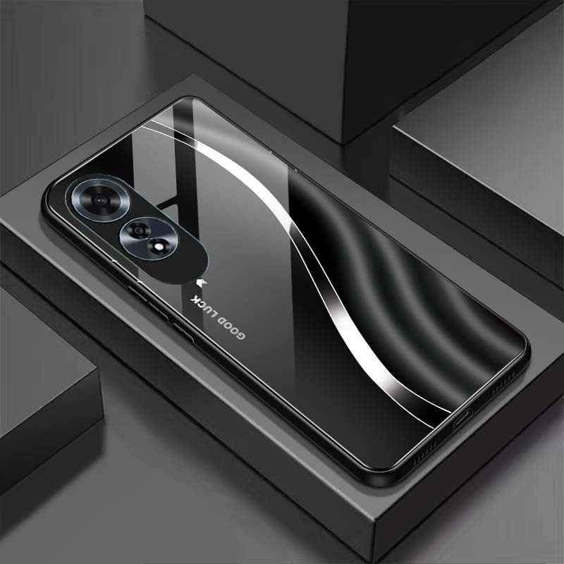 Ốp Lưng cho OPPO A60 Mặt lưng kính cường lực, Sang Trọng, Chống Trầy, Bảo Vệ Toàn Diện