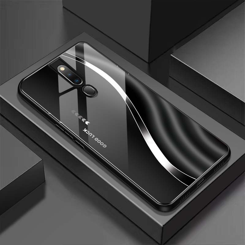 Ốp Lưng cho OPPO F11, F11 PRO Mặt lưng kính cường lực, Sang Trọng, Chống Trầy, Bảo Vệ Toàn Diện