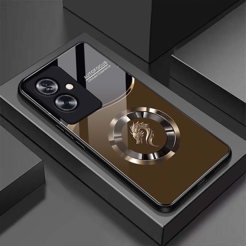 Ốp Lưng cho OPPO A79 5G Mặt lưng kính cường lực, cao cấp Họa tiết