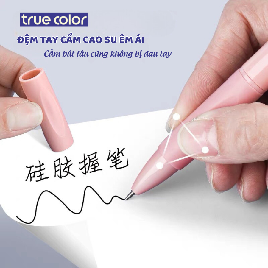 Set 20 Bút Mực Gel Đầu Bấm Mực Đen/Xanh Ngòi 0.5MM, Viết Êm, Trơn, Mực Đều Đậm, Giá Rẻ Dành Cho Học Sinh, Sinh Viên