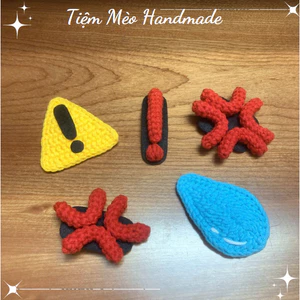 Kẹp Tóc Cảm Xúc Len Handmade