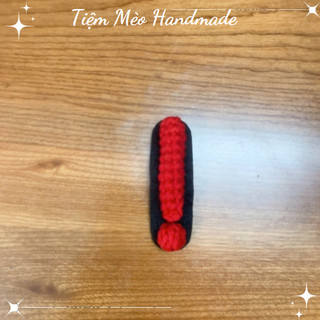 [Ảnh Thật + Sẵn Hàng] Kẹp Tóc Cảm Xúc Len Handmade