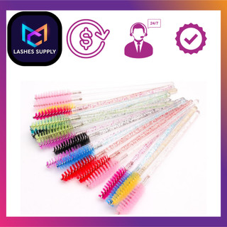 Bịch 50 cây chổi LASHES SUPPLY chải mi giúp chải mi một cách mềm mại 007