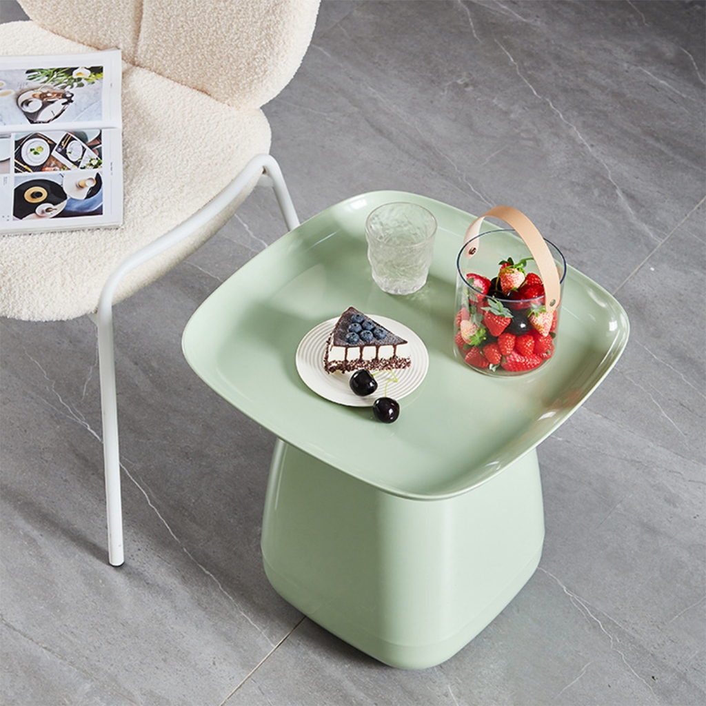 Bàn trà nhựa PP hình nấm Bắc Âu Nhu Y Decor bàn cafe nhỏ đơn giản hiện đại, bàn trà đơn giản