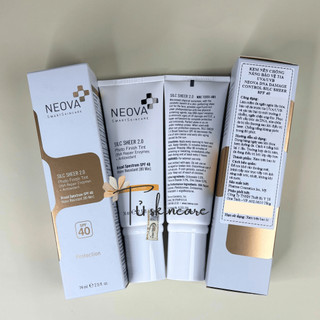 Kem Nền Chống Nắng Vật Lý Bảo Vệ Da Khỏi Tia UVA/UVB Neova Silc Sheer 2.0 SPF40 74ml