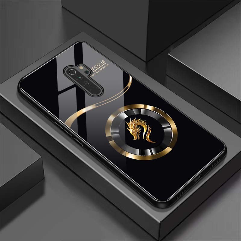 Ốp Lưng cho OPPO A5 (2020), A9 (2020) Mặt lưng kính cường lực, cao cấp Họa tiết