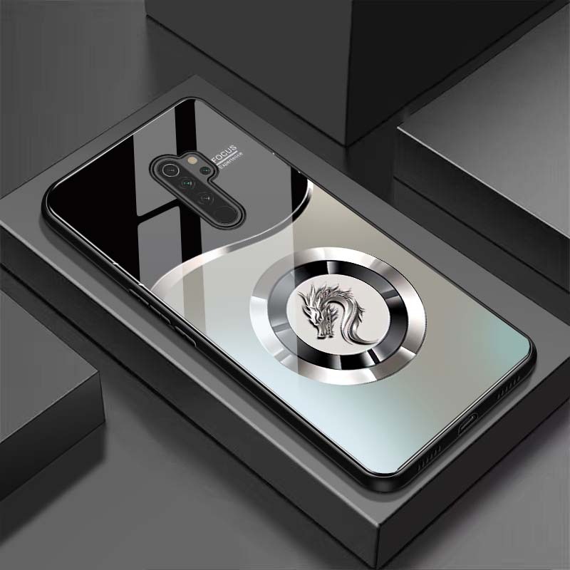 Ốp Lưng cho OPPO A5 (2020), A9 (2020) Mặt lưng kính cường lực, cao cấp Họa tiết