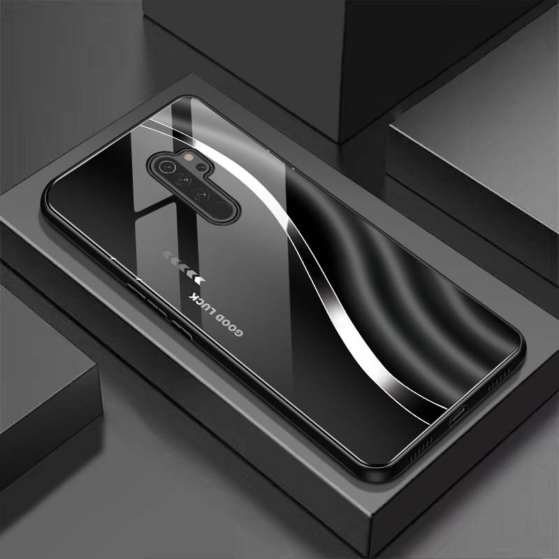 Ốp Lưng cho OPPO A5 (2020), A9 (2020) Mặt lưng kính cường lực, cao cấp Họa tiết
