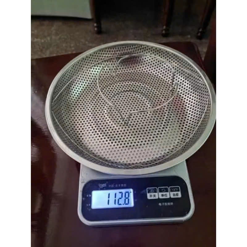 Vỉ Hấp Inox 304 Kèm Đế Tháo Rời Có Tay Cầm Chống, Rổ Hấp Bằng Thép Không Gỉ - KHAY HẤP ĐỒ ĂN - KHAY VI HAP DO